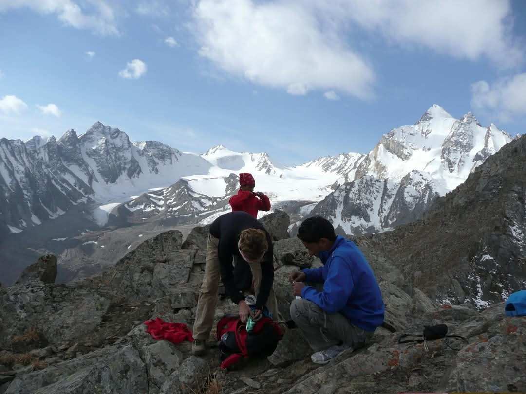 Four Mountain Pass in karakoram Range Images